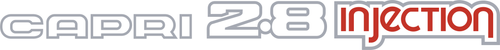 Capri 2.8 Injection decal