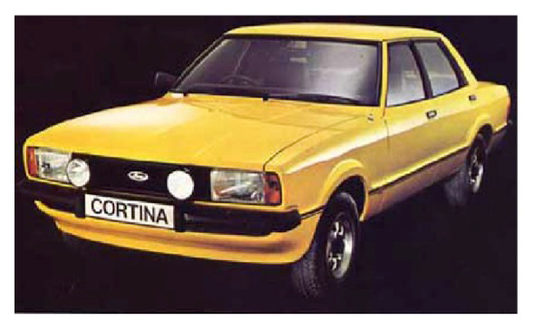 Cortina Mk4 'S' Side Stripe Kit