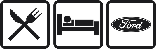 Eat Sleep Ford Decal