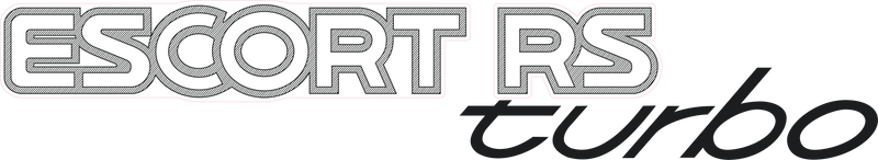 Load image into Gallery viewer, Escort Mk4 RS Turbo Tailgate decal 90 SPEC
