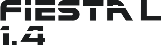 Fiesta Mk2 1.4L Tailgate Decal