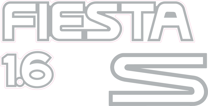 Load image into Gallery viewer, Fiesta Mk3 1.6S Tailgate Decal
