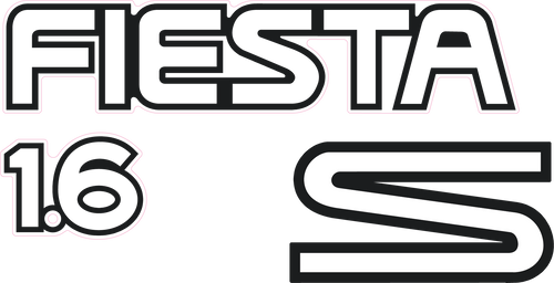Fiesta Mk3 1.6S Tailgate Decal
