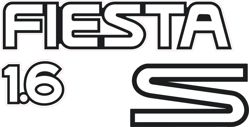 Load image into Gallery viewer, Fiesta Mk3 1.6S Tailgate Decal
