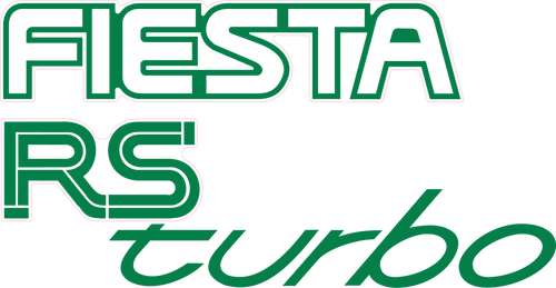 Fiesta Mk3 RS Turbo Tailgate Decal