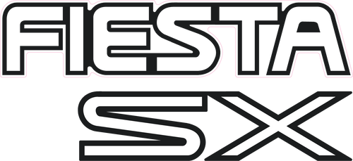 Fiesta Mk3 SX Tailgate Decal