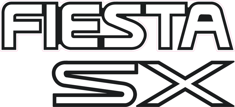 Load image into Gallery viewer, Fiesta Mk3 SX Tailgate Decal
