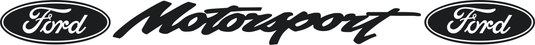 Ford Motorsport 'Script' Decal