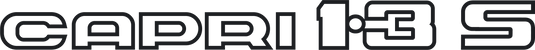 Capri 1.3S decal