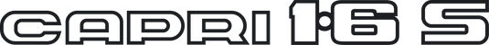 Capri 1.6S decal