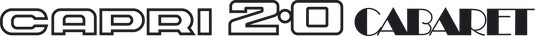 Capri 2.0 Cabaret decal