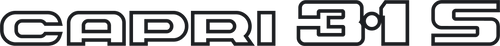 Capri 3.1S decal