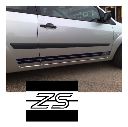 Fiesta Mk6 Side Stripes - ZS LOGO