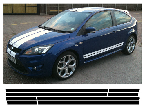 Focus Mk2 Lower Side Stripes - NO Logo